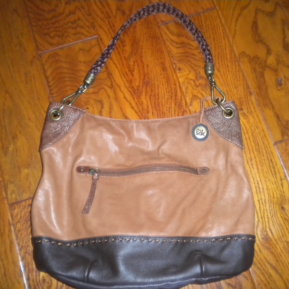 The Sak Handbags - The Sak Brown Leather Women Handbag Purse